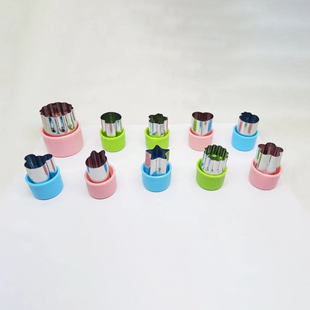 TjhK93sYrhjZtoYRDHk7HETYrduKgDQmV5ZVC2Hb Cetakan Alat Pemotong Sayuran Buah Bekal Bento Anak Sekolah - 10in1 - Image 1