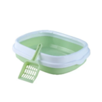 Tempat Buang Kotoran Hewan Sekop Wadah Pasir Kucing Cat Litter Box - Hijau