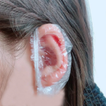 Penutup Telinga Plastik Transparan Pelindung Cat Rambut Keramas - Image 7