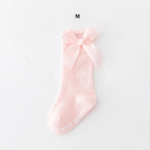 Kaos Kaki Anak Panjang Fashion Cantik Modis Model Pita Elastis - PinkM