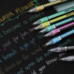 Pulpen Warna Warni Tinta 12pcs Colorful Gel Glitter Tulisan Berkilau - Metal Pen - Image 6