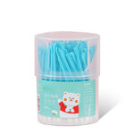 Cotton Bud 2in1 Korek Kuping lembut isi 100 PCS Pembersih Telinga 2 Sisi - Tosca - Image 4