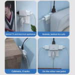 Power Soket 3in1 Converter Charger US ke EU Stop Kontak Lipat Praktis - Random V2 - Image 5