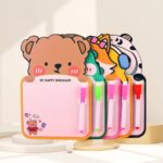 Papan Tulis Anak Whiteboard Belajar Karakter Lucu Spidol Cardboard - Singa - Image 5