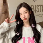 Jepit Rambut Bentuk Bintang 5PCS Warna Warni untuk Wanita - Biru - Image 2