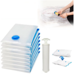 Plastik Pompa Vacum Bag Kantong Pakaian Travel Transparan Anti Air - 100*130 - Image 2