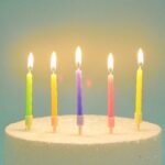 Lilin Ulang Tahun Metalik Birthday Candle Party 10 Pcs - Pink - Image 4