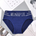 Boxer Pria 6711 Kolor Pendek Polos Cowok Underwear - Biru - Image 6