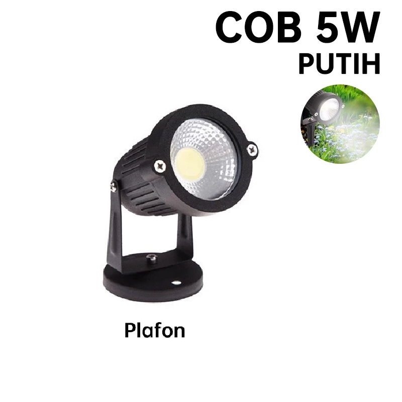 XRc2oKTTDRCK655ZplYS3q6Wbd3pEE7krPeg8hzx Lampu Sorot LED Spot garden Park Light Halaman Teras Rumah Outdoor - Plafon Putih - Image 1
