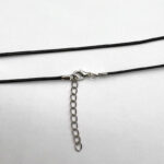 Kalung Tali Hitam Model Korea Aksesoris Pria Wanita Gaya Kekinian - Image 3