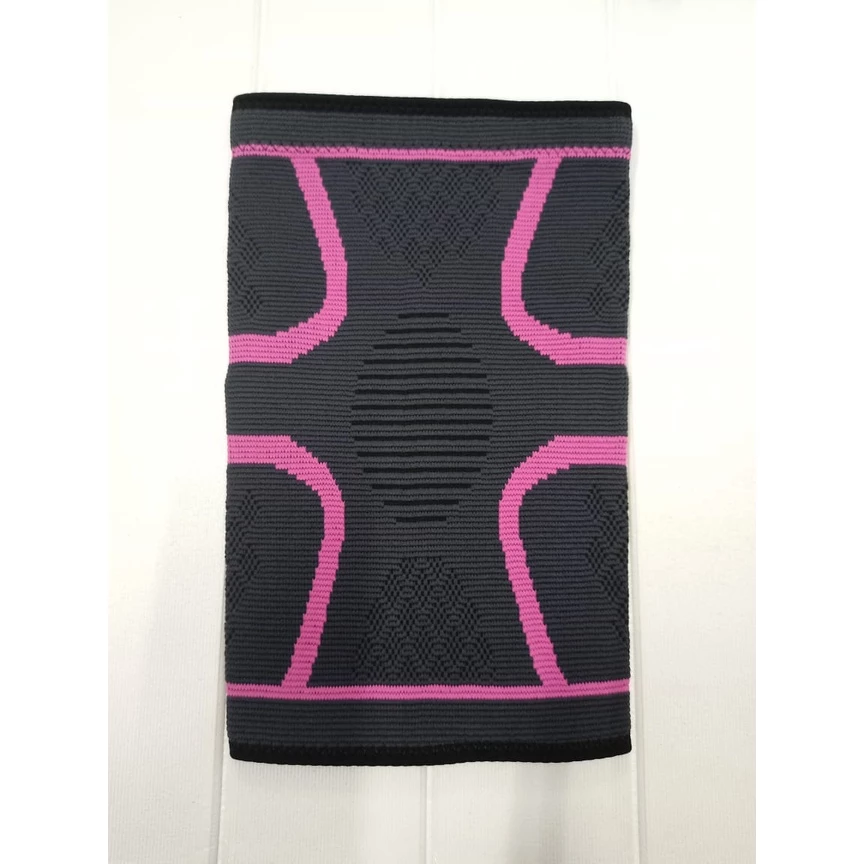 XY7fRoyjed6oBdKzRHf7zgPN8ynY9e6wPh3sMvFu Deker Lutut Olahraga Elastis Nylon Sport Compression Knee Pad - Rose - Image 1