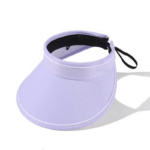 Topi Visor Fashion Lipat Besar Untuk Melindungi Dari Matahari - Peach - Image 5