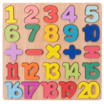 Puzzle Kayu 3D Mainan Edukasi Anak Melatih Motorik Wooden Toys - Angka - Image 7