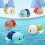 Mainan Mandi Bayi Berenang Bergerak Lucu, Teman Mandi Anak Seru - KURA-KURA - Image 7