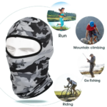 Masker Ninja Pria Model Motor Berkendara Anti Debu Polusi Nyaman - Hitam - Image 4