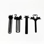 Set Pembatas Buku 4 Model Berwarna Hitam untuk Menandai Halaman - Hitam - Image 9