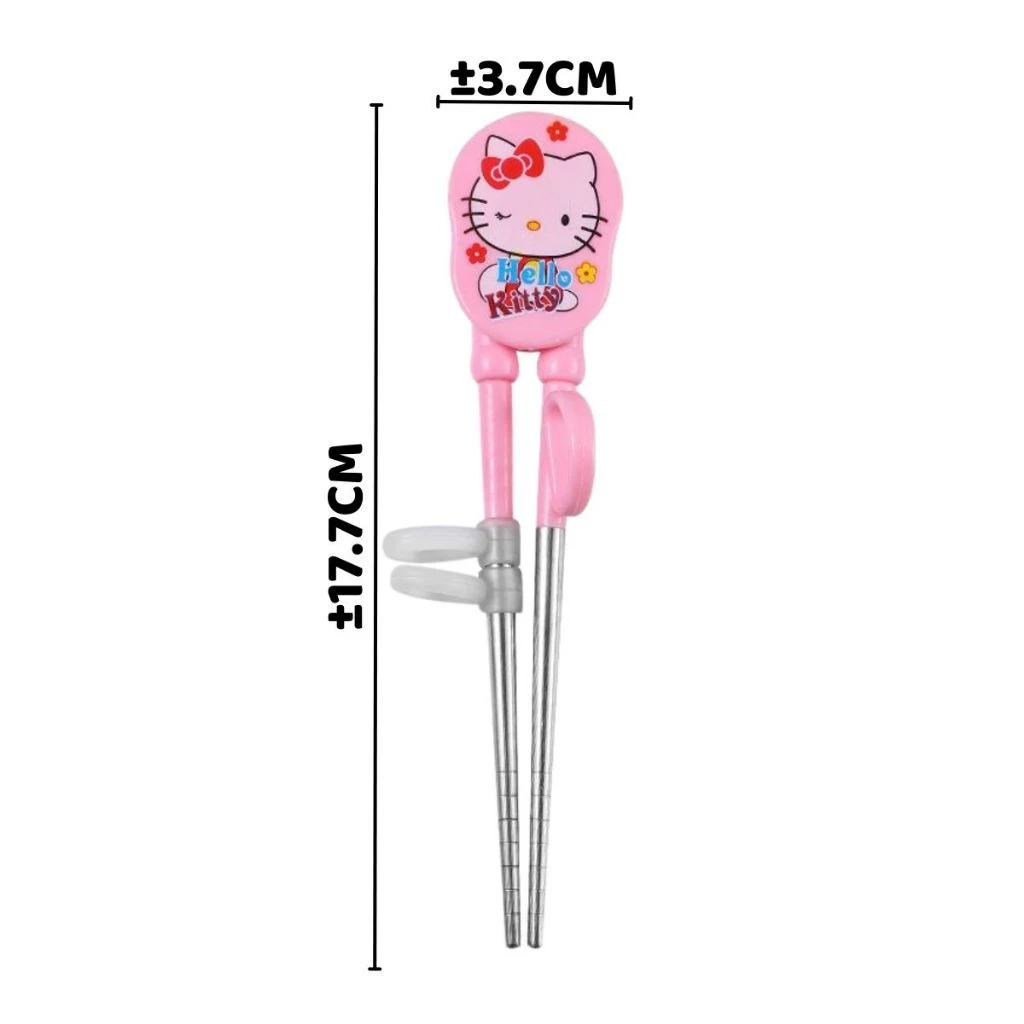 ZJWiyKKZsBJjM7AOmpqJCp5pNSbI9XAvDNNPtHXx Sumpit Anak Karakter Lucu Alat Bantu Belajar Makan Bayi Balita Batita - Kitty - Image 1