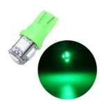 Lampu LED T10 Model Jagung Warna Senja Kota Sein 5 Mata 5 Titik untuk Mobil dan Motor - Putih - Image 5