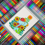 Pulpen Warna Warni Tinta 12pcs Colorful Gel Glitter Tulisan Berkilau - Metal Pen - Image 5