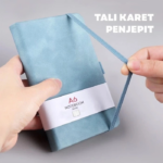 Buku Kulit Mini A6 Aesthetic Pelajar Mahasiswa Pekerja Kantoran Guru - Biru - Image 4