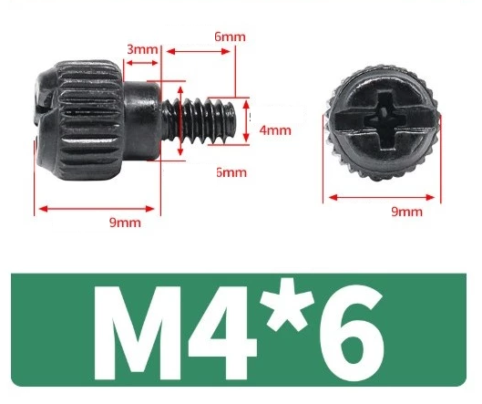 afk80b7NjDfvlSSIFVG2cvV6E0mtW49WFAXSrgsp Sekrup Baut Casing PC Desktop untuk PSU HDD SSD PCI - M4x6 Hitam - Image 1