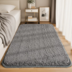 Keset Bulu Lembut Halus Empuk Mudah Dicuci Lucu Aesthetic Menyerap Air - Abu - Image 7