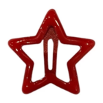 Jepit Rambut Bentuk Bintang 5PCS Warna Warni untuk Wanita - Merah - Image 4