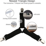 Penjepit Sprei 1 Set Isi 4 pcs Anti Geser Jepitan Pengait Adjustable - Image 3