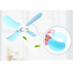 Kipas Angin Ruangan Kantor Rumah Jepit Gantung Baling Fleksibel - Image 5