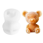 Cetakan Pembuat Es Batu Silikon Motif Lucu Anti Lengket Mudah Dipakai - Beruang Kecil