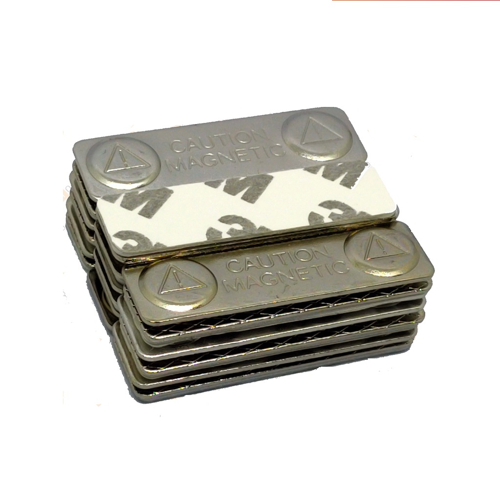 bTKOZINp7pSd9EgdJZIjzmF5H0oT7ah4byS9FDRS Nametag Magnet Caution Grade Super dengan Plat Besi Anti Karat - Silver - Image 1