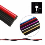 List Dekorasi Interior Dashboard Trim Mobil Moulding Strip - Emas - Image 4