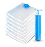 Plastik Pompa Vacum Bag Kantong Pakaian Travel Transparan Anti Air - 100*130 - Image 3