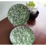 Piring Jadul Desain Motif Klasik Enamel Brilik Legend Multifungsi - Image 4