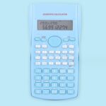 Kalkulator Ilmiah SinCosTan 240 Fungsi Layar LCD HD Baterai L1131 - Pink - Image 7