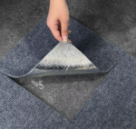 Karpet Puzzle Polyester Polos Alas Lantai Kantor Rumah Hotel Nyaman - Abu Gelap - Image 3