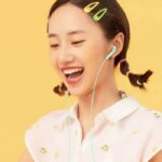 Earphone headset handsfree macaron u19 stereo kabel mate color mic - Kuning - Image 5