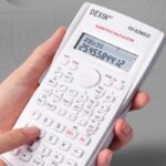 Kalkulator Ilmiah SinCosTan 240 Fungsi Layar LCD HD Baterai L1131 - Pink - Image 3