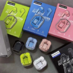 Headset Bluetooth TWS Wireless Hifi Musik Variasi Warna Soft Color - Biru - Image 2