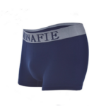 Boxer Pria 6711 Kolor Pendek Polos Cowok Underwear - Navy Munafie