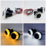 Lampu Stang Motor LED Jalu Kiri Kanan Handle 2 Mode Sen - Image 2