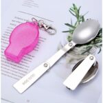 Sendok Garpu Lipat Travel Serbaguna Stainless Praktis - Image 7