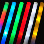 Tongkat Lightstick Foam LED Supporter Konser Festival Glow Busa Spon - Putih - Image 4