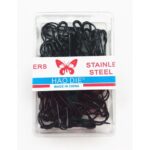 Peniti Labu Jarum Pentul Bohlam Kotak Mika Anti Karat - Hitam