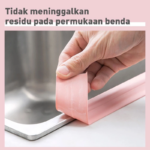 Solatip Seal Tape Proteksi Penutup Celah Siku Karet Pengaman Serbagunav - Biru - Image 3