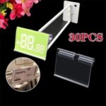 Label Harga Mika PVC Transparan Price Tag Holder Minimarket