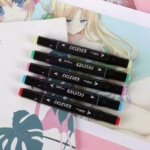 Spidol Sketch Marker 2 Tip 80 Warna 1 Set untuk Menggambar - 80 Warna - Image 5