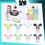 Earphone headset handsfree macaron u19 stereo kabel mate color mic - Kuning - Image 8