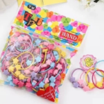 Karet Ikat Rambut Kunciran Anak Warna Ceria Lucu 1 Bungkus