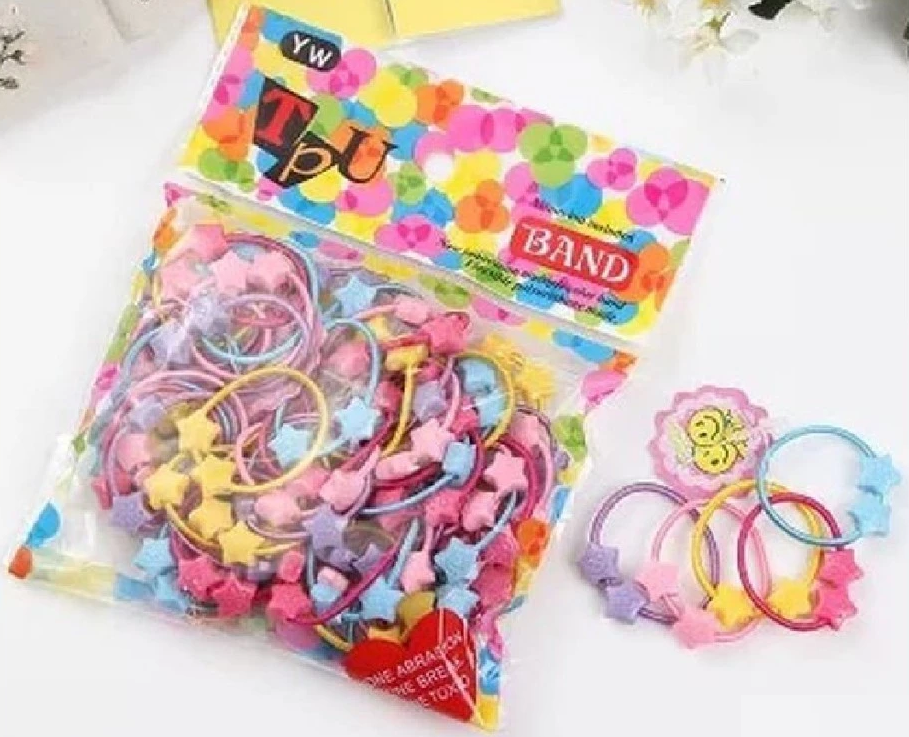 f0sYWGZQpY6UaVaEkvf7Cn6gTwomqt4bsHq8sDNz Karet Ikat Rambut Kunciran Anak Warna Ceria Lucu 1 Bungkus - Image 1